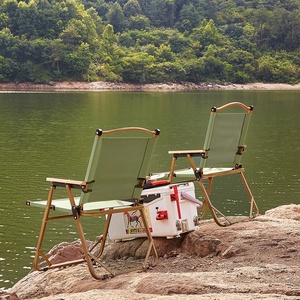 Chaise Kermit pour adultes de grande taille, chaise de pique-nique à dossier extra haut, mobilier de camping pour la plage, capacité de 300 lb, taille pliée compacte et portable - Product Image 5