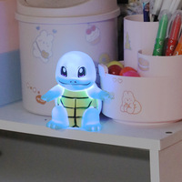 Lampe LED Pokémon Créative et Mignonne Jenny Tortoise Dragon de Feu pour Chambre à Coucher