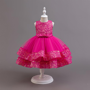 Vestido de verano europeo de algodón para fiesta, boda, Princesa, <span class=keywords><strong>flor</strong></span>, niños, niña, hasta la rodilla, para <span class=keywords><strong>chicas</strong></span> adolescentes de 12 años - Product Image 6