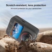 Untuk DJI Osmo 360 PULUZ Pelindung Lensa Kaca Tempered Optik Penutup Pelindung Lensa Anti Guncangan