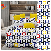 Tissu imprimé en polyester pour rideaux et draps, matière première textile de maison, fabriqué en Chine, en rouleau, par des designers d'usine fournisseurs chinois