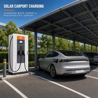 Station de recharge rapide DC pour véhicules électriques 60 kW à double borne pour parkings publics/commerciaux sur les marchés africains