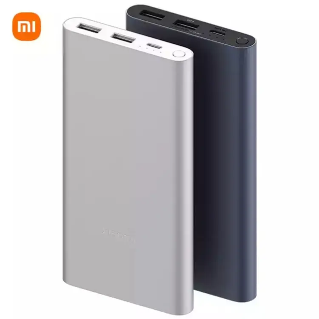 Original Mi Power Bank Portable 10000 MAh 22.5W QC Fast Charger Type-c Two Way Powerbank for Mobile Phone