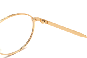 نظارات طبية معدنية مستديرة مضادة للانزلاق للنساء للتسوق والسفر مريحة للعينين - Product Image 6