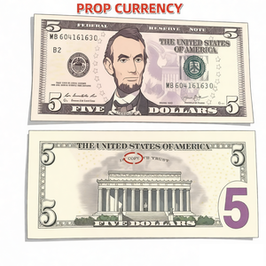 Gerçekçi ABD Doları Sahte Para Kağıt Banknotlar Film Oyunu Sahne Malzemeleri Dayanıklı Sahte Para Seti - Product Image 4