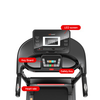 Tapis de course pliable professionnel avec moteur 2,5 CV, équipement de fitness à domicile, tapis de course manuel et électrique