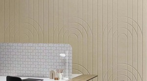 Tùy chỉnh thiết kế hiện đại rãnh Polyester tấm âm thanh hấp thụ âm thanh Hội Đồng Quản trị trường học ứng dụng giải pháp thiết kế đồ họa - Product Image 4