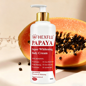 ครีมบำรุงผิวกาย HEXFLU-Papaya Super Whitening 500 มล. โลชั่นไนอะซินาไมด์เพื่อผิวกระจ่างใส ลดจุดด่างดำและสีผิวไม่สม่ำเสมอ - Product Image 6