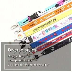 ที่เปิดขวดแบบพกพา ตัวอย่างฟรี พวงกุญแจไนลอนพิมพ์ลาย สายคล้องคอแบบสั้น ปรับแต่งได้ พร้อมคาราไบเนอร์ - Product Image 2