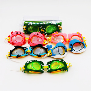 Gafas de natación Xiaolu con dibujos animados para niños, lentes de PC antivaho, impermeables, cómodas, equipo de buceo para niños - Product Image 1