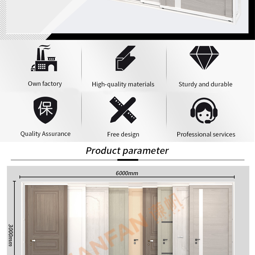 Tsianfan New Design Custom Slider Wooden Cabinet Door Sample Display Rack With Door Frame Sliding Doors Display Stand Exhibition