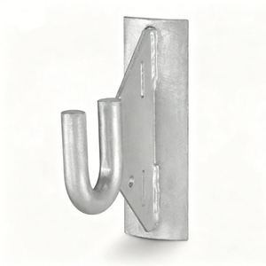 Support mural en alliage d'aluminium poli sur mesure OEM moulé sous pression, épaisseur 2 mm, pour la maison et le bureau, quincaillerie de suspension YF - Product Image 1