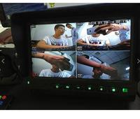 Moniteur DVR numérique 7 pouces, système de caméra de recul CCTV 6 voies 4/8 canaux avec câble spiralé pour camionnette
