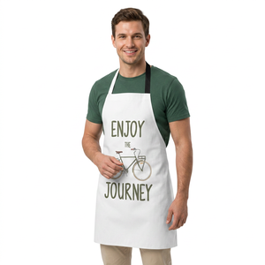 Tablier de cuisine en coton personnalisé avec l'inscription « Aucun endroit ne fait mieux que la cuisine à la maison » pour les chefs à domicile et les tabliers de cuisine professionnels pour restaurants - Product Image 3
