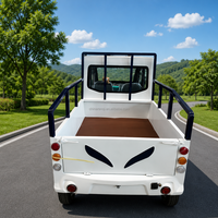 Voiture utilitaire électrique de patrouille 6 places 72V avec frein à disque pour usage en station balnéaire, hôtel, communauté et campus