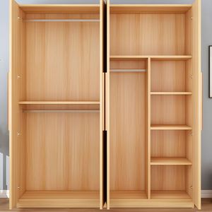 Simple y moderno panel de partículas de melamina armario de almacenamiento armario dormitorio armarios - Product Image 5