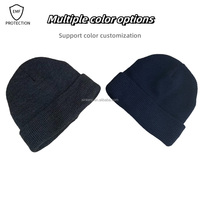 Chapeau EMF à Haute Protection Contre les Radiations 5G Téléphone WiFi Bluetooth Compteur Intelligent Protection Contre les Expositions RF Bonnet Tricoté Broderie 3D