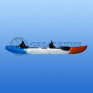 Double Seater <span class=keywords><strong>2</strong></span> Person Cheap Fishing Surf With Paddle Plastic Sit on Top <span class=keywords><strong>Kayak</strong></span> Rowing Boats - Product Image 6