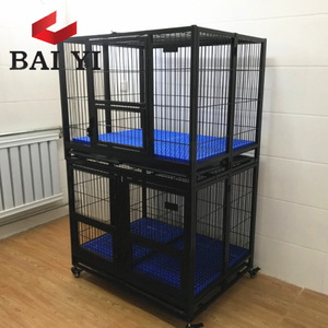 Toptan büyük kapalı/açık <span class=keywords><strong>Metal</strong></span> evcil hayvan kafesi kediler ve köpekler için katı tasarım katlanabilir ve dayanıklı kutu ambalaj - Product Image 5