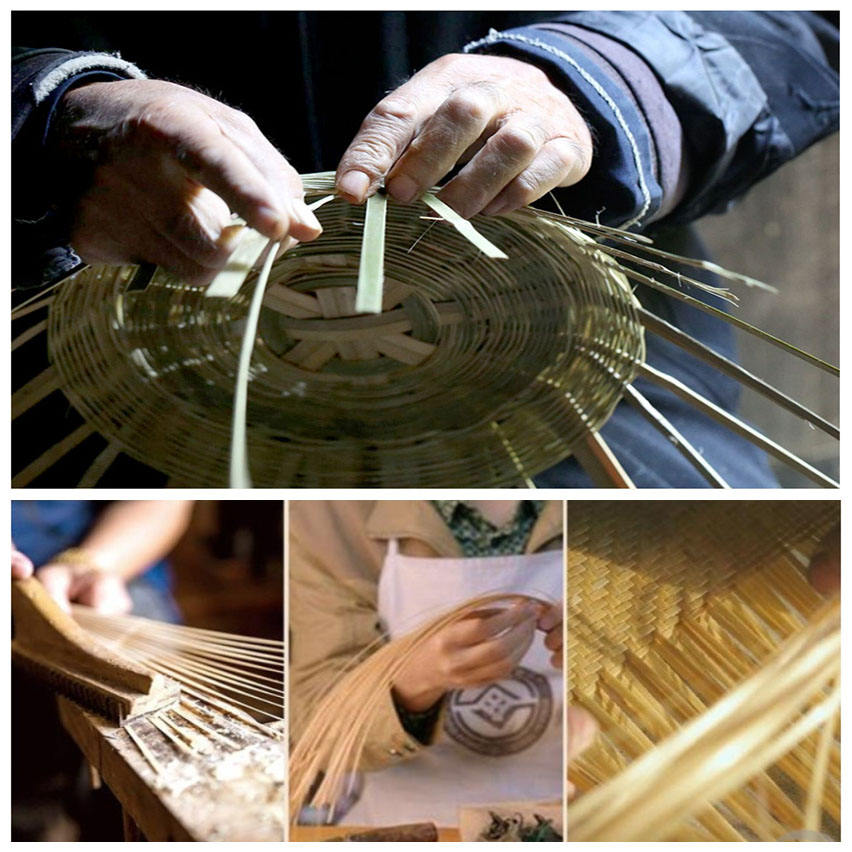 Restaurant Wooden Hanging Lights Rattan Bamboo Handmade Pendant Lamps Wooden Home Decoration Dining Light Lamp