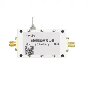 Fuente de alimentación de 0,5-6GHz + 5V, amplificador LNA RF de bajo ruido