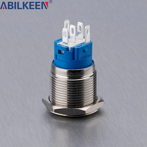 19Mm Kim Loại Đẩy Nút Chuyển Đổi LED Chuyển Đổi Điện Không Thấm Nước Chuyển Đổi Động Cơ Thép Không Gỉ Xe Máy Động Cơ Khởi Động 19Mm - Product Image 6