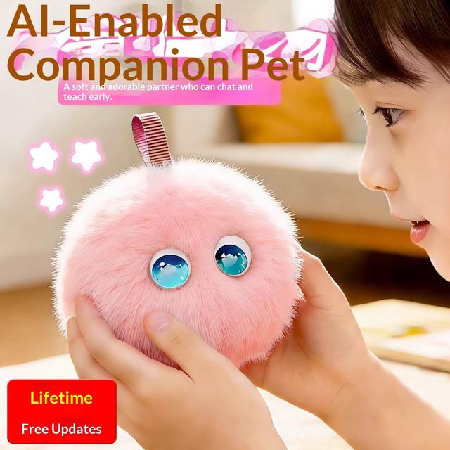 AI Voice Interactive Plush Doll Robot, Support 40+ Languages, Educational Learning Toy, Hot Sale Cross-border Electronic Pet