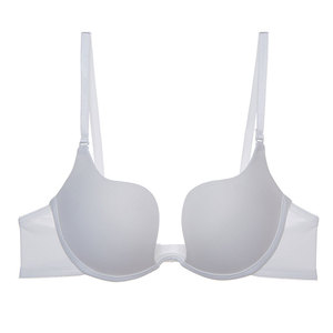 Bán buôn Underwire Bra sexy U hình sâu Plunge Bra vô hình đẩy lên kích thước lớn Áo ngực bóng tháo rời dây đai phụ nữ - Product Image 6