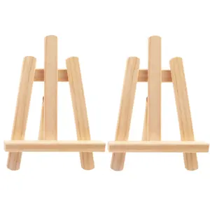 2022 21*28cm Top selling promotion Mini Natural Color Wood Display Easel For Painting Craft