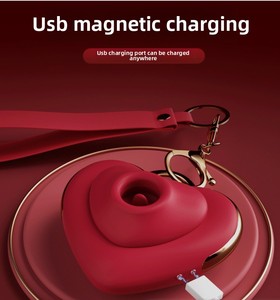 Krachtige Clit Sucker <span class=keywords><strong>Vagina</strong></span> Zuigen Clitoris Vacuümstimulator Tepelvibrator Siliconen + ABS USB Oplaadbaar 10 frequenties - Product Image 3