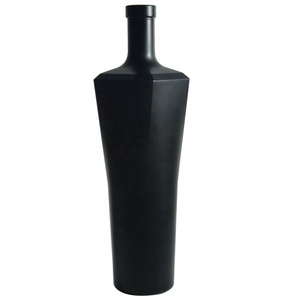OEM-botella de licor de Color negro con pulverizador personalizado, Etiqueta Privada para Vodka, Tequila, Gin, Wisky, ron, <span class=keywords><strong>Mecal</strong></span> - Product Image 1