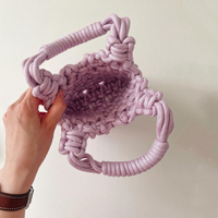 Sacs à main bohèmes faits main en crochet 2026 – Sacs tressés de luxe en macramé pour femme, idéaux pour les vacances d'été à la plage