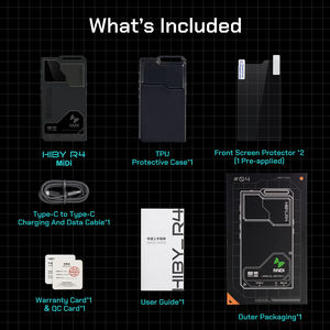 HiBy R4 MiDi Version Android 12 Lecteur de musique <span class=keywords><strong>HiFi</strong></span> MP3 Audio Bluetooth WiFi USB DAC 11h 4.7'' OPA1652 - Product Image 6