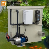 Filtre à tambour en PP SS304, 10m³/h, pour la filtration des bassins à carpes koï - Ventes flash