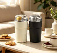 Moulin à café électrique portable GB-GG308 150W, capacité 60g, en acier inoxydable, pour la préparation de café en vrac