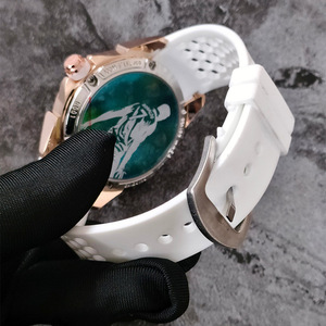 Orologio da Uomo Tourbillon Czech CR7 con Quadrante Grande, Movimento al Quarzo, Cassa in Lega, Cinturino in Silicone, Vetro in Cristallo, Lancette, Stile Business e Moda - Product Image 4