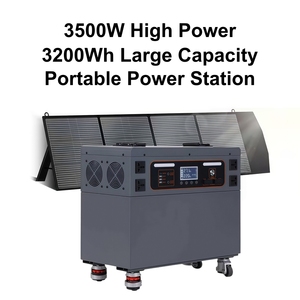 สถานีไฟฟ้า 3500W 3200Wh สำหรับตั้งแคมป์กลางแจ้ง เครื่องกำเนิดไฟฟ้าพลังงานแสงอาทิตย์แบบพกพา แบตเตอรี่สำรอง LiFePO4 สำหรับใช้ในบ้านในกรณีฉุกเฉิน - Product Image 5