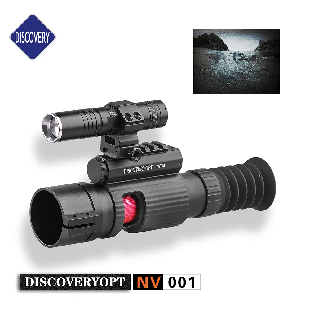 Discovery NV001 1080P termal gece görüş dürbünü uyarlanabilir termal görüntüleme monoküler, yüksek çözünürlüklü