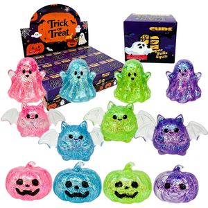 Jouet Squishy Gabby sans BPA, Halloween, Citrouille, Chauve-souris, Fantôme, 72 pièces, Rempli de Maltose, à Remontée Lente, Doux, Sensoriel, Anti-stress - Product Image 1