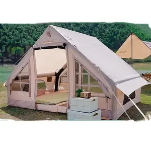 Tenda da campeggio gonfiabile impermeabile completamente ispessita portatile di qualità eccellente 420D oxford tessuto tenda da campeggio
