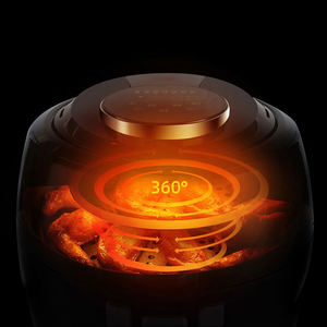 Four à convection de grande capacité 8L, rôtissoire, <span class=keywords><strong>friteuse</strong></span> à <span class=keywords><strong>air</strong></span>, 1800W, 22V-240V, cuisinière électrique turbo multifonction, fenêtre visible, <span class=keywords><strong>friteuse</strong></span> à <span class=keywords><strong>air</strong></span> - Product Image 4