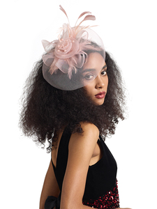Fascinateurs parfaits de haute qualité les <span class=keywords><strong>plus</strong></span> populaires accessoires de cheveux chapeaux d'église de beauté Fascinator chapeaux pour dames - Product Image 4