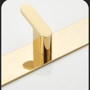 Ganchos de pared estándar de acero inoxidable color dorado, estilo moderno minimalista para dormitorio, sala de estar, entrada. - Product Image 4