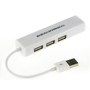 ฮับ USB 2.0 3 พอร์ตพร้อมอีเธอร์เน็ตความเร็วสูง 10/100Mbps รองรับเครือข่ายแบบใช้สายแลน รองรับวินโดวส์ 10 <span class=keywords><strong>8.1</strong></span> 8 7, XP, วิสต้า, แมคโอเอส - Product Image 4