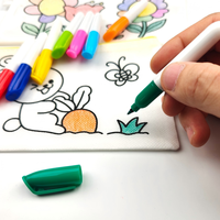 Mini rotulador para tela, no tóxico, lavable, para pintar sobre textiles, para niños, manualidades, camisetas, bolsas de lona, dibujo, arte, regalo.