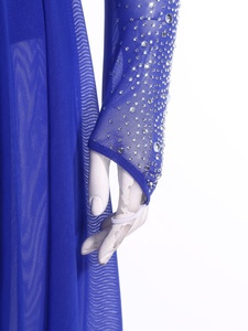 Vestidos de competición de baile latino para mujer, traje de baile con top corto y pantalones cortos para actuaciones, competiciones y fiestas - Product Image 5