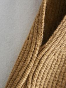 Nouvelle mode pour femmes et filles, choker, haut <span class=keywords><strong>à</strong></span> manches longues <span class=keywords><strong>en</strong></span> tricot, col haut, couleur unie, super court, automne-hiver, pull <span class=keywords><strong>en</strong></span> tricot - Product Image 5