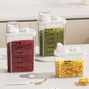 Transparent <b>Plastic</b> Food Grade <b>Storage</b> Jar with Lid Household Fresh-Keeping Grain <b>Storage</b> <b>Box</b> - Product Image 3