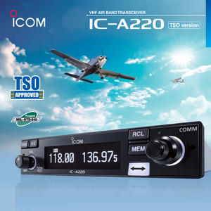 ตัวรับส่งสัญญาณ A220 <span class=keywords><strong>ICOM</strong></span> IC VHF Air Aviation band <span class=keywords><strong>วิทยุ</strong></span>เคลื่อนที่ - Product Image 2