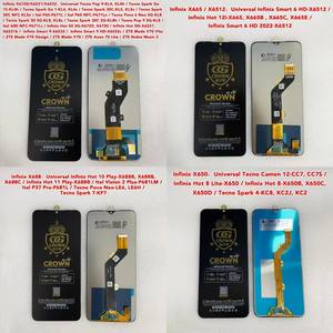 Pantalla LCD para Teléfono Móvil Crown Lcd al por Mayor, Pantalla LCD para Itel Tecno Infinix KG7 Hot 11 Vision 5 Plus <span class=keywords><strong>KH7</strong></span> Spark 9pro S18 X662 - Product Image 4